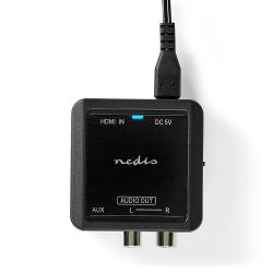 Nedis ACON3415AT Digitale Audioconverter | 1-weg | Input: HDMI™ Input | Output: 2x (2x RCA Female) / 3.5 mm | eARC | ...
