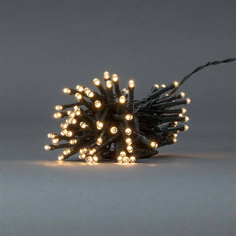 Nedis CLBO96 Decoratieve Verlichting | Koord | 96 LED's | Warm Wit | 7.20 m | Licht effecten: 7 | Batterij Gevoed