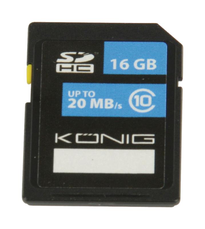 König CSSDHC16GB SDHC geheugenkaart Class 10 16 GB