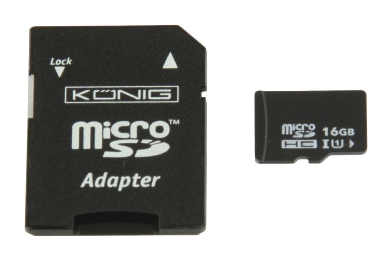 König CSMSDHC16GB MicroSDHC geheugenkaart Class 10 16 GB