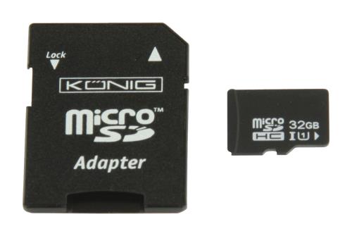 König CSMSDHC32GB MicroSDHC geheugenkaart Class 10 32 GB