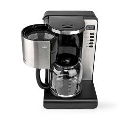 Nedis KACM280EAL Koffiezetapparaat | Maximale capaciteit: 1.5 l | Aantal kopjes tegelijk: 12 | Warmhoudfunctie | Time...