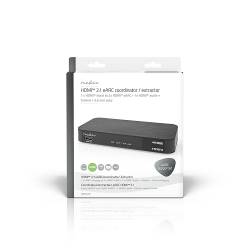 Nedis ACON3445AT Digitale Audioconverter | 2-wegs | Input: DC Power / 1 x HDMI™ Input | Output: 1x 3,5 mm / 1x TosLin...