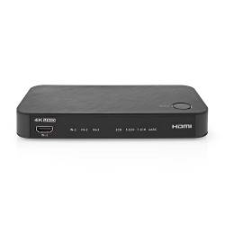 Nedis ACON3455AT Digitale Audioconverter | 2-wegs | Input: DC Power / 3x HDMI™ Input | Output: 1x 3,5 mm / 1x TosLink...