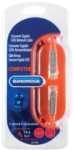 Bandridge BCL7905 Crossover-Netwerkkabel CAT6 5.0 m