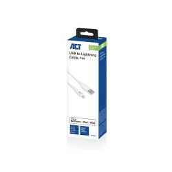 Act Usb lightning cable voor apple 1.0m (3)