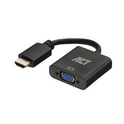 Act Adapter cable hdmi male to vga female, met audio - 0.15 meter (1)