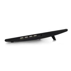 Act Laptop stand met fan and 4-port usb hub (2)