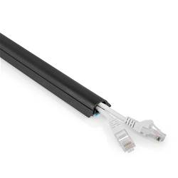 Nedis CMDT3312BK500 Kabelmanagement | Buis | 0.50 m | 1 Stuks | Maximale kabeldikte: 12 mm | PVC | Zwart