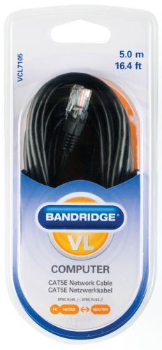 Bandridge VCL7105 CAT5E Netwerk Kabel 5.0 m