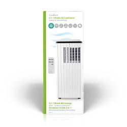 Nedis ACMB3WT9 Mobiele Airconditioner | 9000 BTU | 80 m³ | 2 Snelheden | Afstandsbediening | Uitschakeltimer | Wit