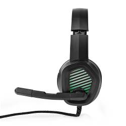 Nedis GHST410BK Gaming Headset | Over-Ear | Surround | USB Type-A | Opvouwbare Microfoon | 2.10 m | LED