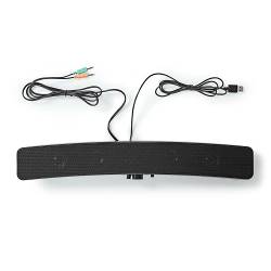 Nedis GSPRSB21020BK Gaming Speaker | Speaker-kanalen: 2.0 | USB Gevoed | 3,5 mm Male | 30 W | LED | Volumebediening |...