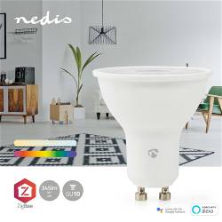 Nedis ZBLC10GU10 SmartLife Multicolour Lamp | Zigbee 3.0 | GU10 | 345 lm | 4.7 W | RGB / Warm tot koel wit | 2200 - 6...