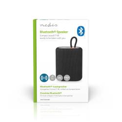 Nedis SPBT2005BK Bluetooth®-Speaker | Maximale batterijduur: 7 hrs | Handheld Ontwerp | 7 W | Mono | Ingebouwde micro...