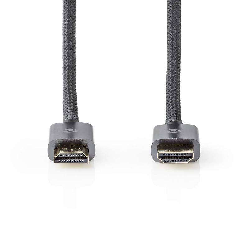 Nedis CVTB34000GY100 High Speed ??HDMI™-Kabel met Ethernet | HDMI™ Connector | HDMI™ Connector | 4K@30Hz | ARC | 18 G...