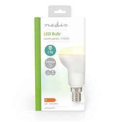 Nedis LBE14R501 LED-Lamp E14 | R50 | 2.8 W | 250 lm | 2700 K | Warm Wit | Doorzichtig | 1 Stuks