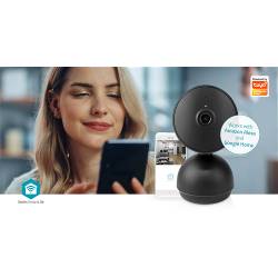 Nedis WIFICI22CBK SmartLife Camera voor Binnen | Wi-Fi | Full HD 1080p | Kiep en kantel | Cloud Opslag (optioneel) / ...