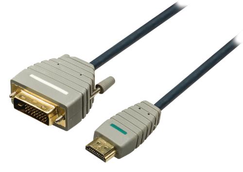 Bandridge BVL1102 DVI naar Hoge Snelheids HDMI Kabel 2.0 m