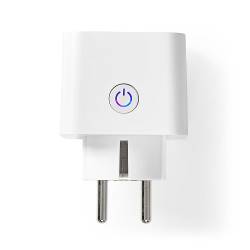 Nedis WIFIP121FWT3 SmartLife Smart Stekker | Wi-Fi | Energiemeter | 3680 W | Type F (CEE 7/7) | 0 - 55 °C | Android™ ...
