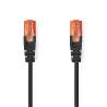 Nedis CCGL85200BK05 CAT6-kabel | RJ45 Male | RJ45 Male | U/UTP | 0.50 m | Rond | PVC | Zwart | Label