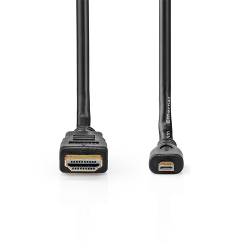 Nedis CVGL34700BK15 High Speed ??HDMI™-Kabel met Ethernet | HDMI™ Connector | HDMI™ Micro-Connector | 4K@30Hz | 10.2 ...
