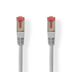 Nedis CCGL85220GY05 CAT6-kabel | RJ45 Male | RJ45 Male | SF/UTP | 0.50 m | Rond | PVC | Grijs | Label