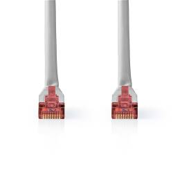 Nedis CCGL85220GY05 CAT6-kabel | RJ45 Male | RJ45 Male | SF/UTP | 0.50 m | Rond | PVC | Grijs | Label