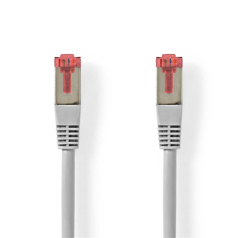 Nedis CCGL85220GY50 CAT6-kabel | RJ45 Male | RJ45 Male | SF/UTP | 5.00 m | Rond | PVC | Grijs | Label