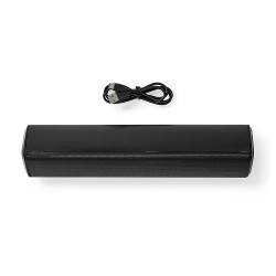 Nedis SPBT2006BK Bluetooth®-Speaker | Maximale batterijduur: 6 uur | Tafelmodel | 18 W | Stereo | Ingebouwde microfoo...