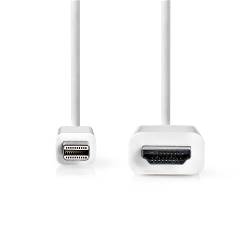 Nedis CCGL37600WT20 Mini DisplayPort-Kabel | DisplayPort 1.2 | Mini-DisplayPort Male | HDMI™ Connector | 21.6 Gbps | ...