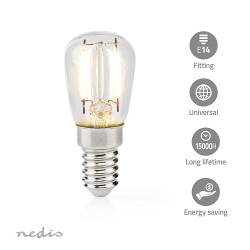 Nedis LBCRFE14T26 Koelkastlamp | LED | E14 | 2 W | T26