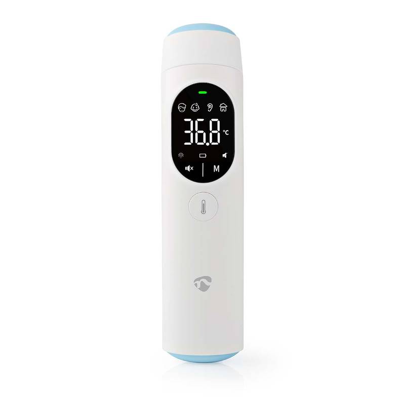 Nedis BTHTIR10WT Infrarood Thermometer | LED-Scherm | Oor / Voorhoofd | Wit