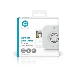 Nedis WIFICDPC20WT SmartLife Gong | Wi-Fi | Accessoire voor: WIFICDP10GY / WIFICDP30WT / WIFICDP40CWT | Batterij Gevo...