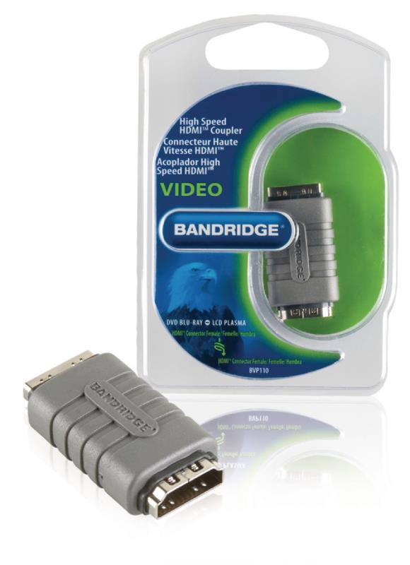 Bandridge BVP110 HDMIT-koppeling HDMIT input - HDMIT input grijs