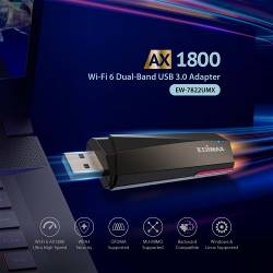 Edimax EW-7822UMX AX1800 Wi-Fi 6 Dual-Band USB 3.0 Adapter