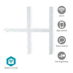 Nedis WIFILW06RGB SmartLife Decoratieve LED | Wand Bar | Wi-Fi | RGBIC / Warm Wit | Android™ / IOS
