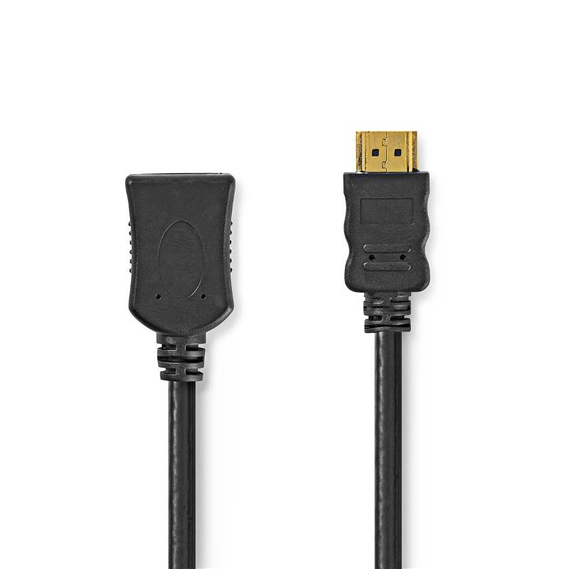 Nedis CVGL34090BK10 High Speed ??HDMI™-Kabel met Ethernet | HDMI™ Connector | HDMI™ Female | 4K@30Hz | 10.2 Gbps | 1....