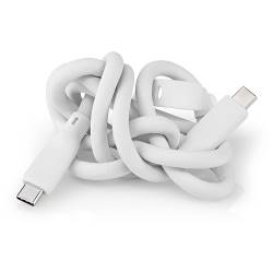 Nedis CCGB64800WT15 USB-Kabel | USB 3.2 Gen 1 | USB-C™ Male | USB-C™ Male | 60 W | 4K@60Hz | 5 Gbps | Vernikkeld | 1....