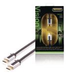 Profigold PROV1202 High Speed HDMI-kabel met ethernet HDMI-aansluiting - HDMI -aansluiting 2,00 m zwart