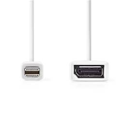Nedis CCGB37450WT02 Mini DisplayPort-Kabel | DisplayPort 1.2 | Mini-DisplayPort Male | DisplayPort Female | 21.6 Gbps...