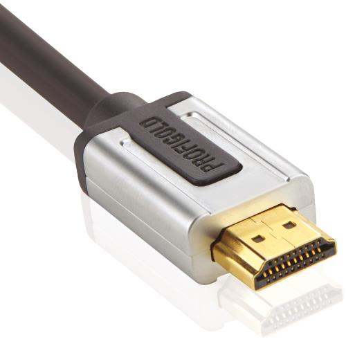 Profigold PROV1205 High Speed HDMI-kabel met ethernet HDMI-aansluiting - HDMI -aansluiting 5,00 m zwart