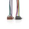 Nedis CAGBISOSTANDVA ISO-Kabel voor Autoradio | ISO-compatibiliteit: Standaard | 0.15 m | Rond | PVC | Doos