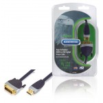 Bandridge SVL1102 Digitale Hoge Snelheid HDMI-DVI-Videokabel 2.0 m