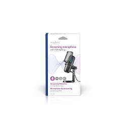 Nedis GSMIC210BK Gaming Microfoon | Gebruikt voor: Desktop / Notebook | USB Type-A | Aan/uit knop | POP Filter