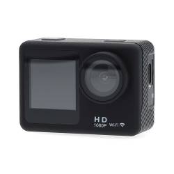 Nedis ACAM31BK Action Cam | 1080p@30fps | 12 MPixel | Waterbestendig tot: 30.0 m | 70 min | Wi-Fi | App beschikbaar v...