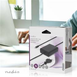 Nedis NBAU45110BK Notebook-Adapter | GaN | 45 W | 5 / 9 / 12 / 15 / 20 V DC | 2.25 / 2.33 / 2.92 / 3.0 A | Gebruikt v...
