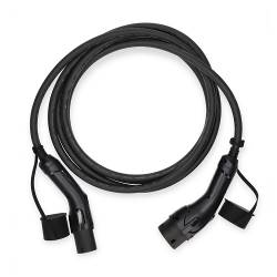 Nedis EVCA22KWBK50 Kabel voor elektrische voertuigen | Cable Type 2 | 16 A | 22000 W | 3-fasen | 5.00 m | Zwart | Gif...