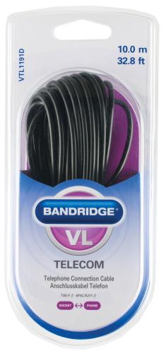 Bandridge VTL1191D Telefoonaansluitkabel 10.0 m