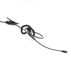 Nedis CHSTUM210BK PC-Headset | In-Ear | Mono | USB Type-A / USB Type-C™ | Inklapbare Microfoon | Zwart